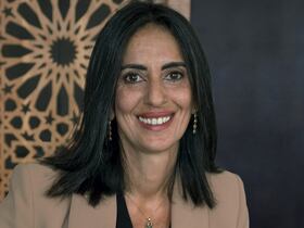 Nadia Fattah Alaoui, ministre du Tourisme, de l'artisanat, du transport aérien et de l’économie sociale.
