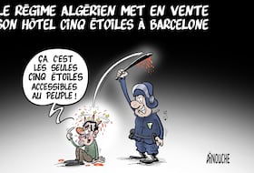 Dessin de Ghilas Aïnouche.