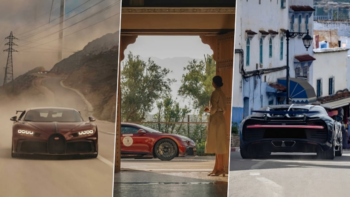 Le Bugatti Grand Tour Morocco 2024 sillonne les routes du Maroc depuis le 22 octobre 2024.