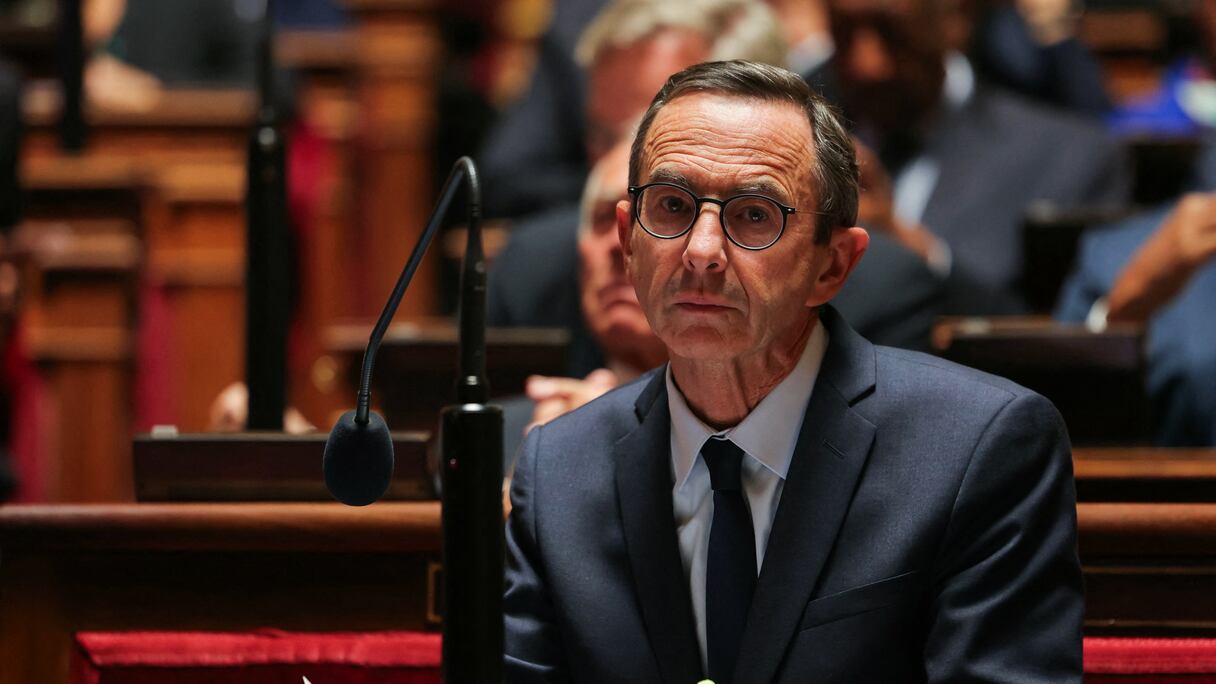 Le ministre français de l'Intérieur Bruno Retailleau à l'Assemblée nationale, le 2 octobre 2024