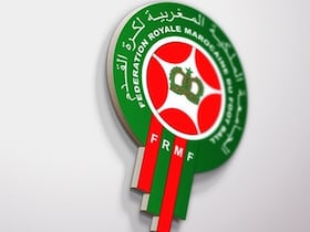 Le logo de la Fédération royale marocaine de football (FRMF).