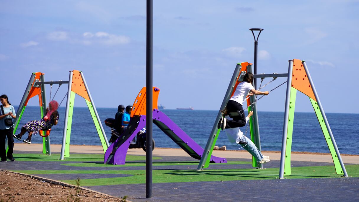 أشغال إنجاز متنزه بحري جديد بمنطقة العنق بالدار البيضاء