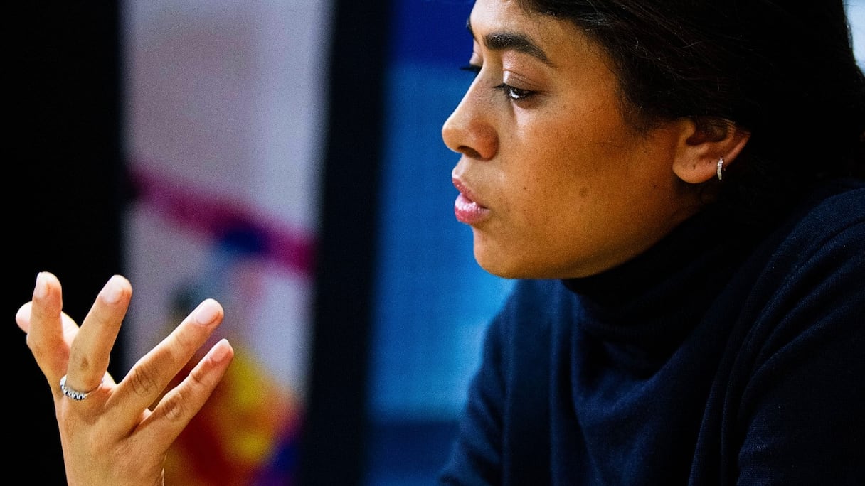 L'eurodéputée d'origine palestinienne Rima Hassan.