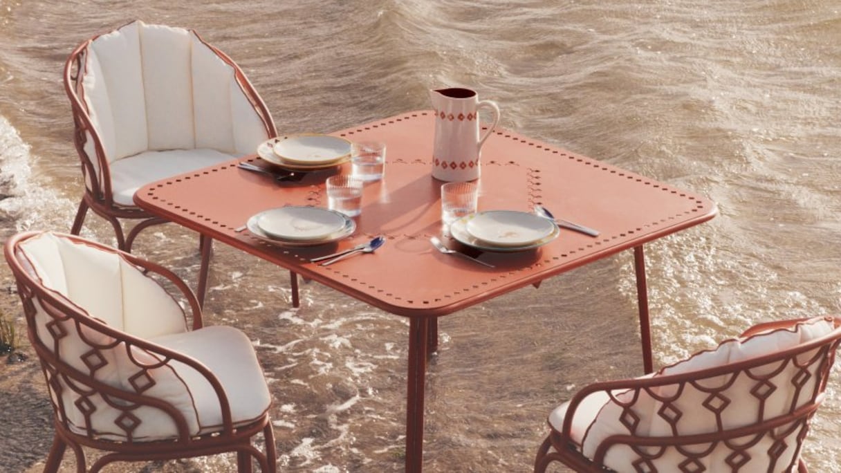 La collection "Tamsa", désignée par Sarah Poniatowski, fondatrice de Maison Lavoine, en collaboration avec Maisons du Monde, tire son inspiration du Maroc et de son artisanat.