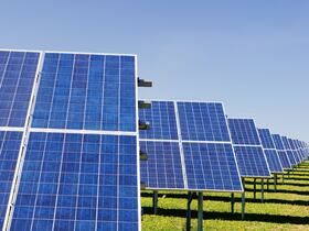 Panneaux solaires photovoltaïques.