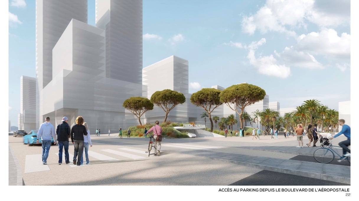 تصميم ساحة مرآب كازا أنفا