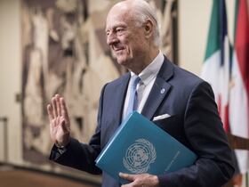 Le diplomate Italo-suédois Staffan de Mistura.