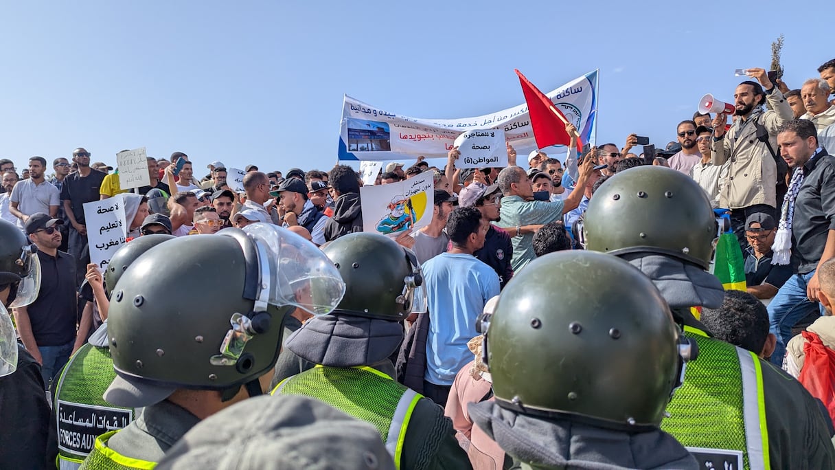 وقفة احتجاجية أمام مستشفى أكادير