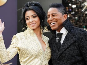 Maday Velasquez, en caftan marocain, signé Romeo.