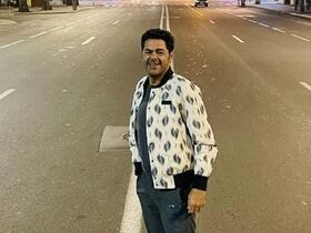 Jamel Debbouze, posant de nuit à Casablanca.