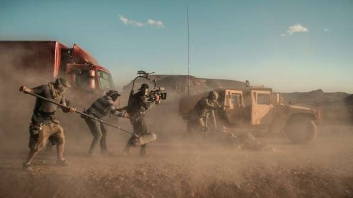 Sur le tournage du film "Redemption Day"