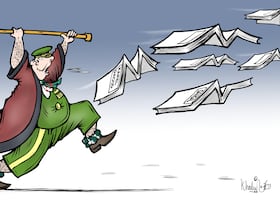 Dessin de Khalid Gueddar.