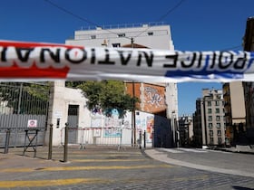 Une scène de crime attribué à la DZ Mafia à Marseille en octobre 2024.