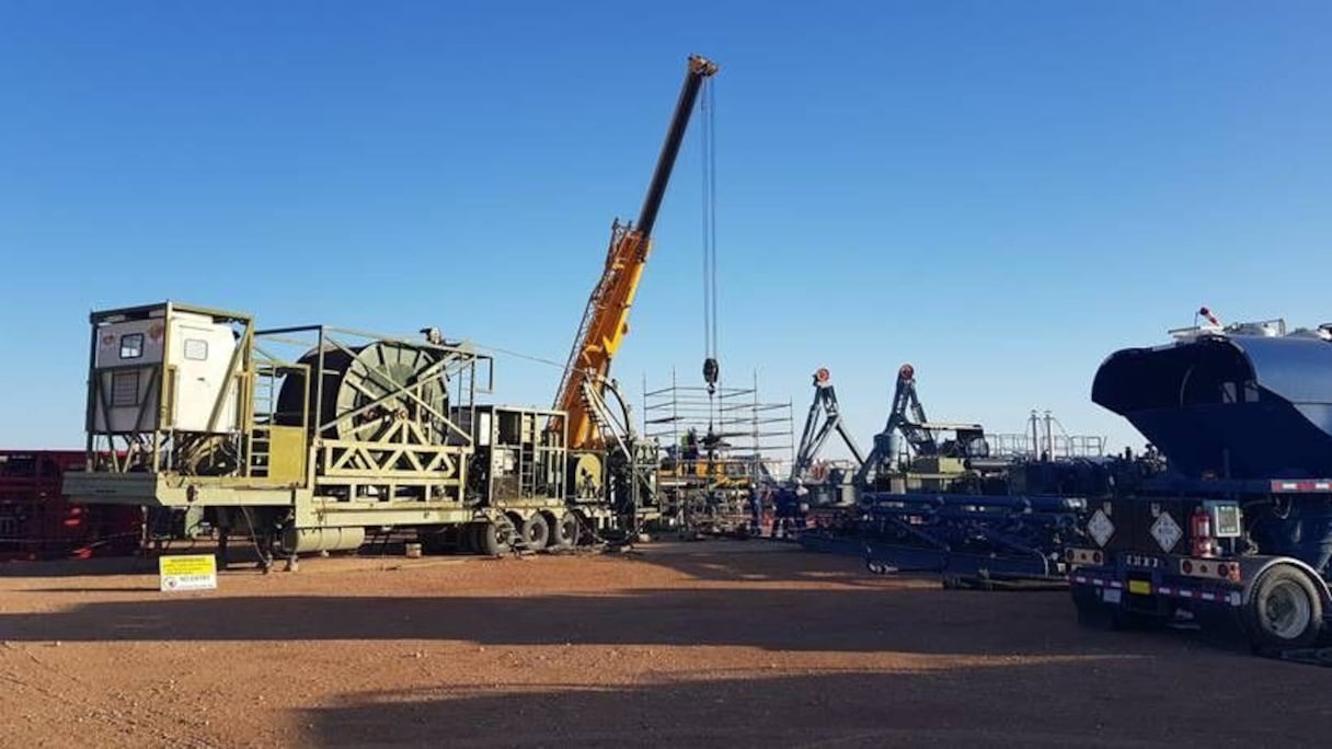 استخراج الغاز الطبيعي من حقل تندرارة بشرق المغرب