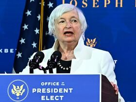 Janet Yellen, Secrétaire américaine au Trésor.