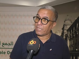 Khalid El Horri, trésorier de l'Association nationale des médias et des éditeurs (ANME), lors de l'assemblée générale ordinaire tenue jeudi 22 septembre 2022.