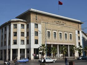 Le siège de Bank Al-Maghrib, à Rabat.