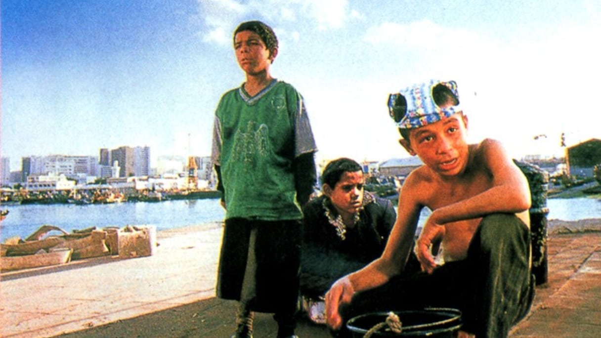 Un extrait de l'ancienne affiche du film «Ali Zaoua, prince de la rue».