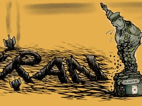 Dessin de Khalid Gueddar.