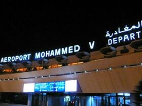 L'aéroport Mohammed V de Casablanca.