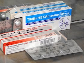 Boîtes de médicaments.