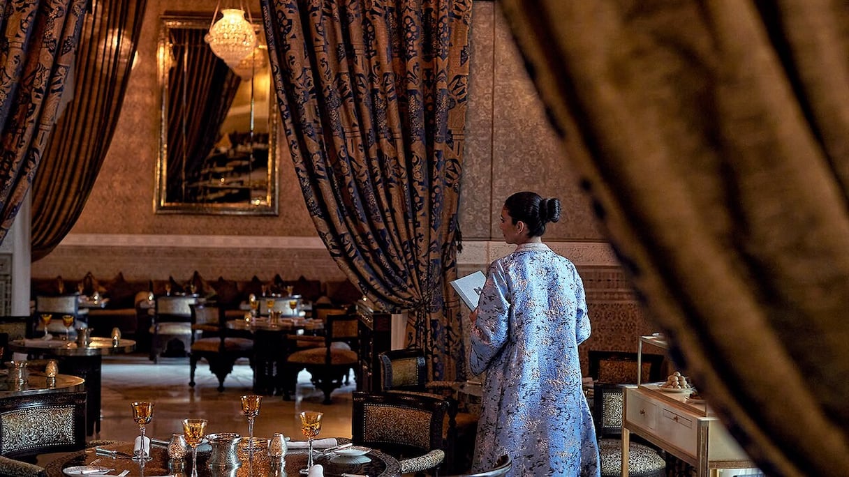 Le restaurant La Grande table marocaine, au Royal Mansour Marrakech.