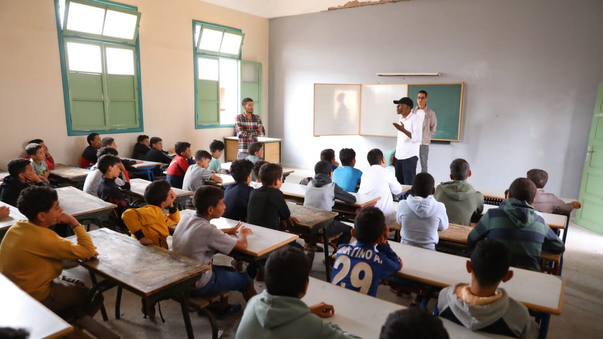 A Marrakech, reprise des cours aux lycées Mohammed V et Ben Youssef ayant accueilli les élèves en provenance des communes touchées par le séisme à Al Haouz.
