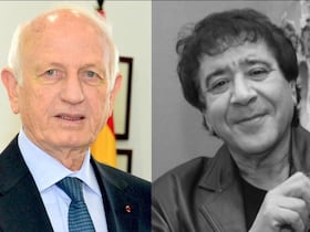 André Azoulay et feu Houssein Miloudi.