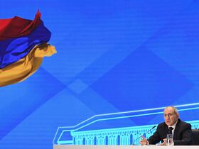 Le Premier ministre arménien Nikol Pachinian le 16 juillet 2025