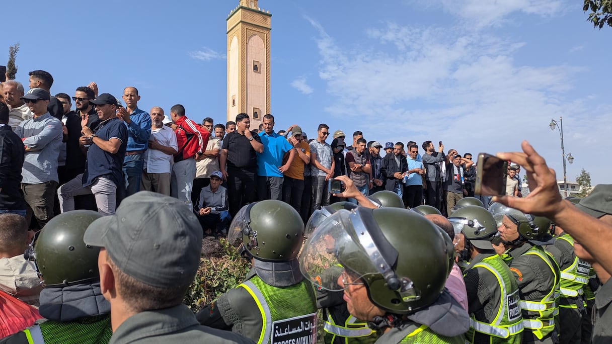 وقفة احتجاجية أمام مستشفى أكادير