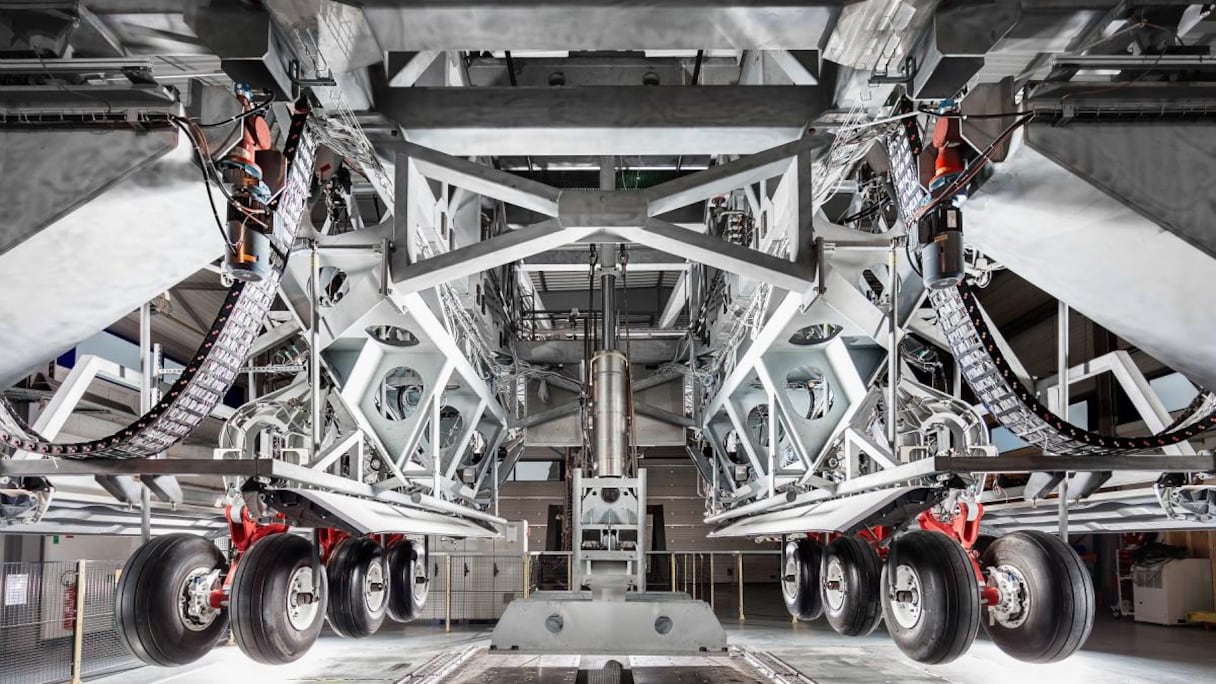 Un système d’atterrissage du groupe aéronautique Safran.