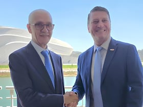 Rachid Talbi Alami et Ronny Jackson.