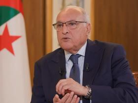 Ahmed Attaf, ministre algérien des Affaires étrangères.