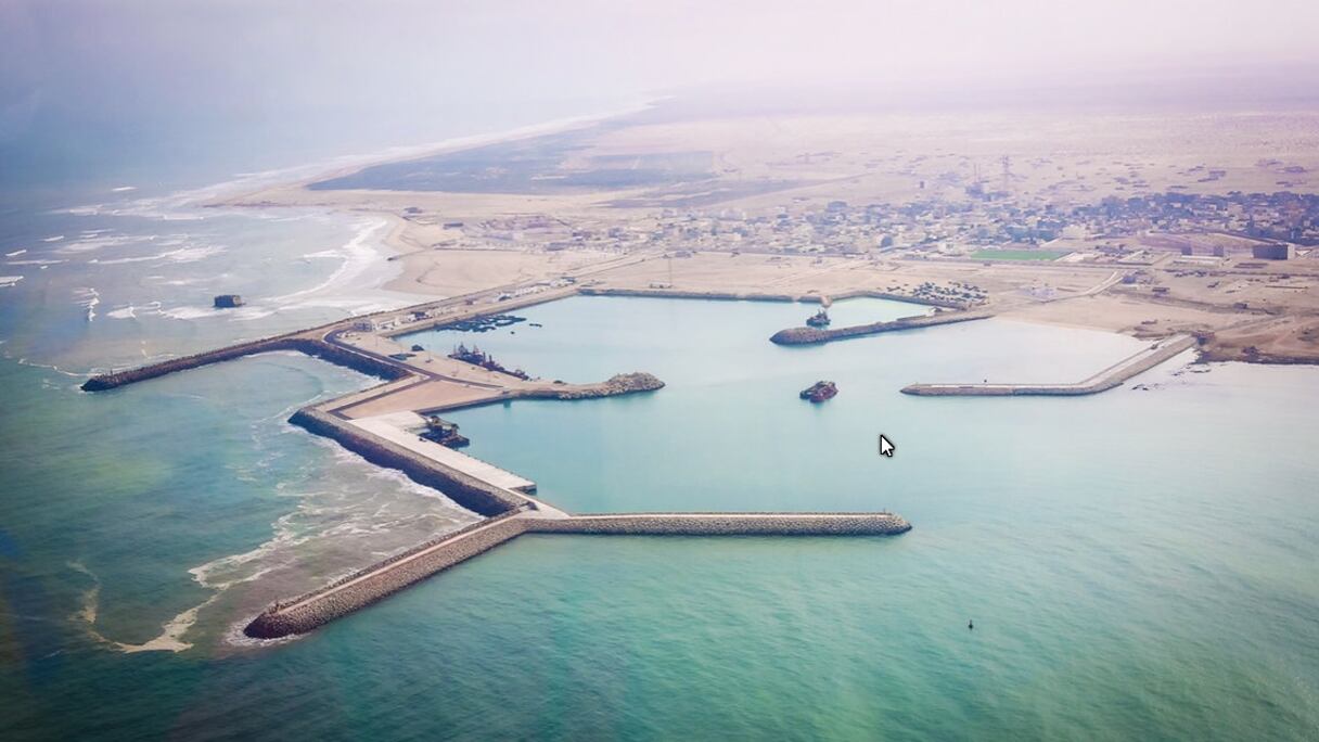 Le port de Tarfaya.