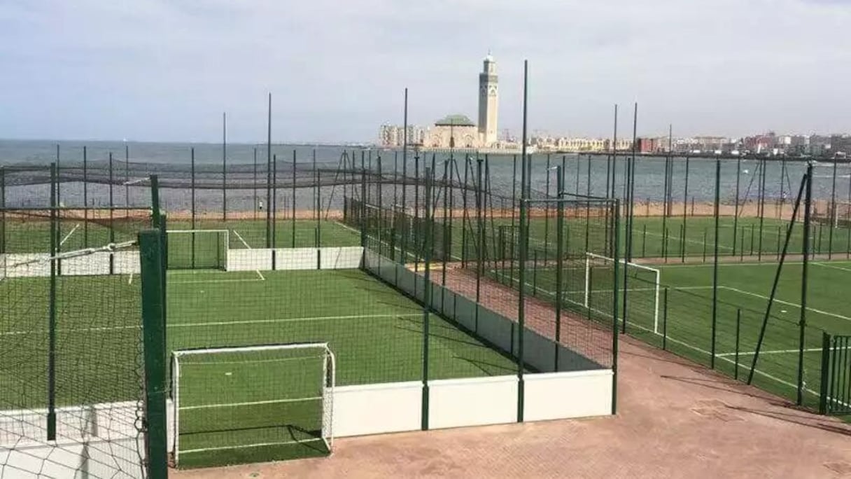 Des terrains de proximité à Casablanca.