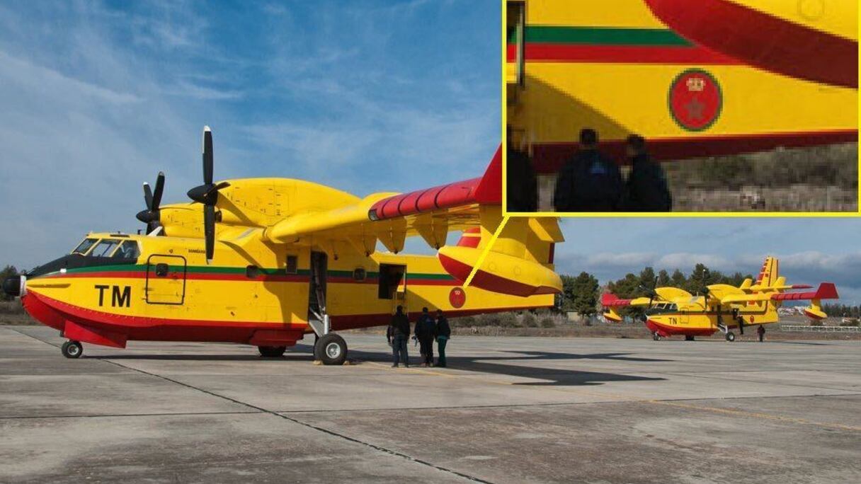 Un Canadair marocain présenté comme algérien par la télévision publique du voisin de l'Est.