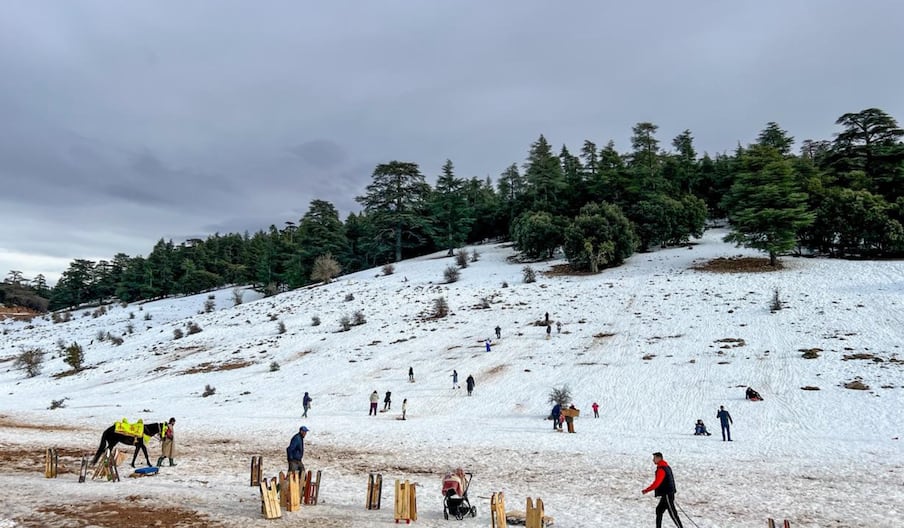 Ifrane sous la neige