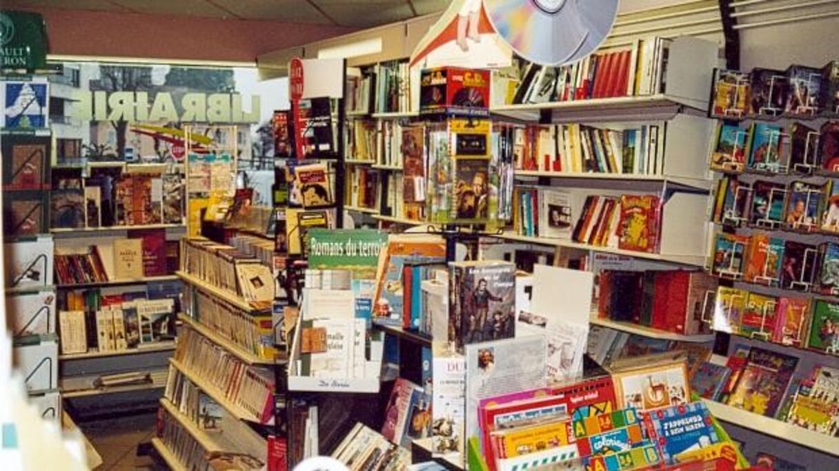 Une librairie de Casablanca.