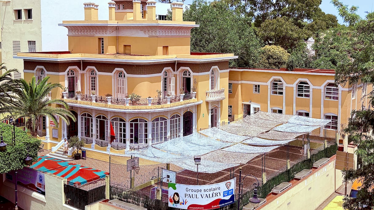 Le Groupe scolaire Paul Valéry de Tanger.