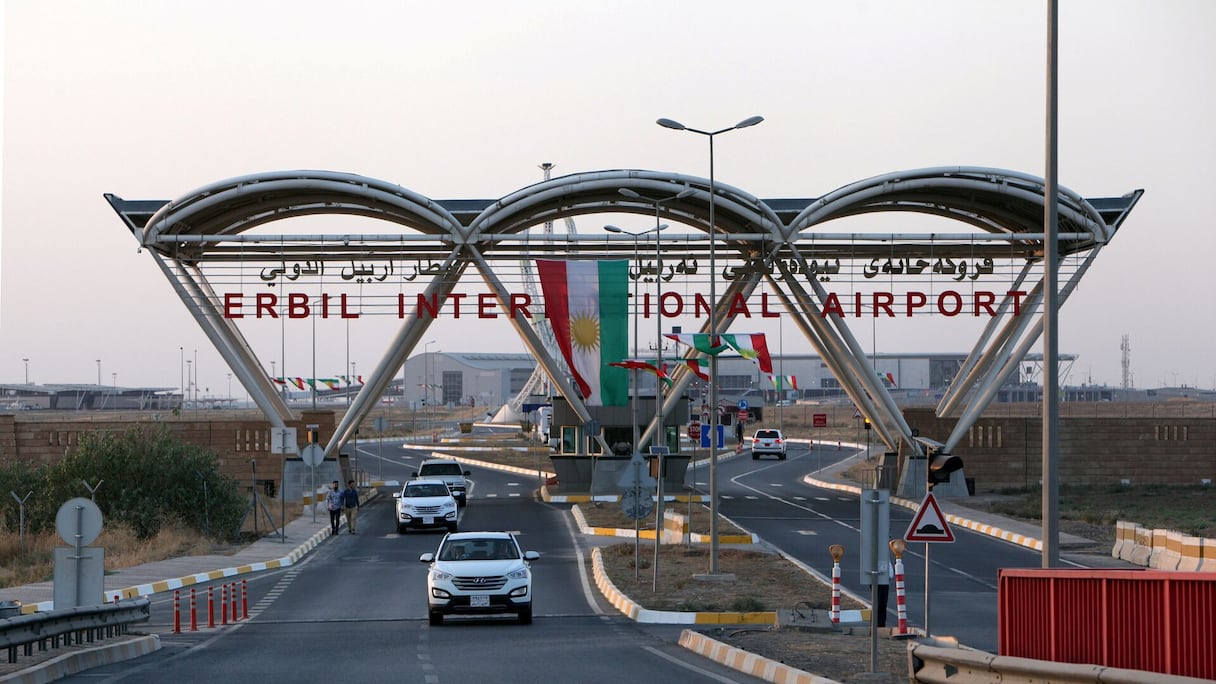 L'aéroport d'Erbil au Kurdistan irakien.