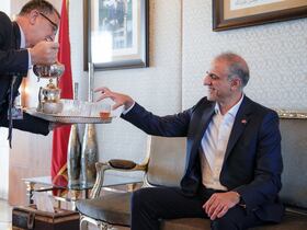 Puneet Talwar, nouvel ambassadeur des Etats-Unis au Maroc, à son arrivée à Rabat, le 15 novembre 2022.