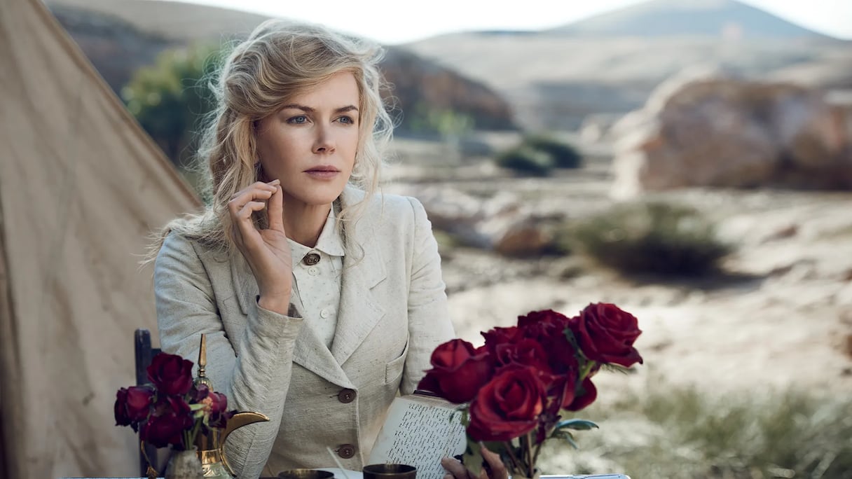 Dans "Queen of the desert", tourné au Maroc en 2014, Nicole Kidman interprète Gertrude Bell.