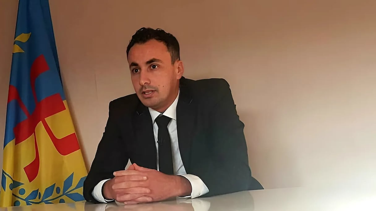Aksel Bellabbaci, un des les leaders les plus en vue du Mouvement pour l'autodétermination de la Kabylie (MAK).