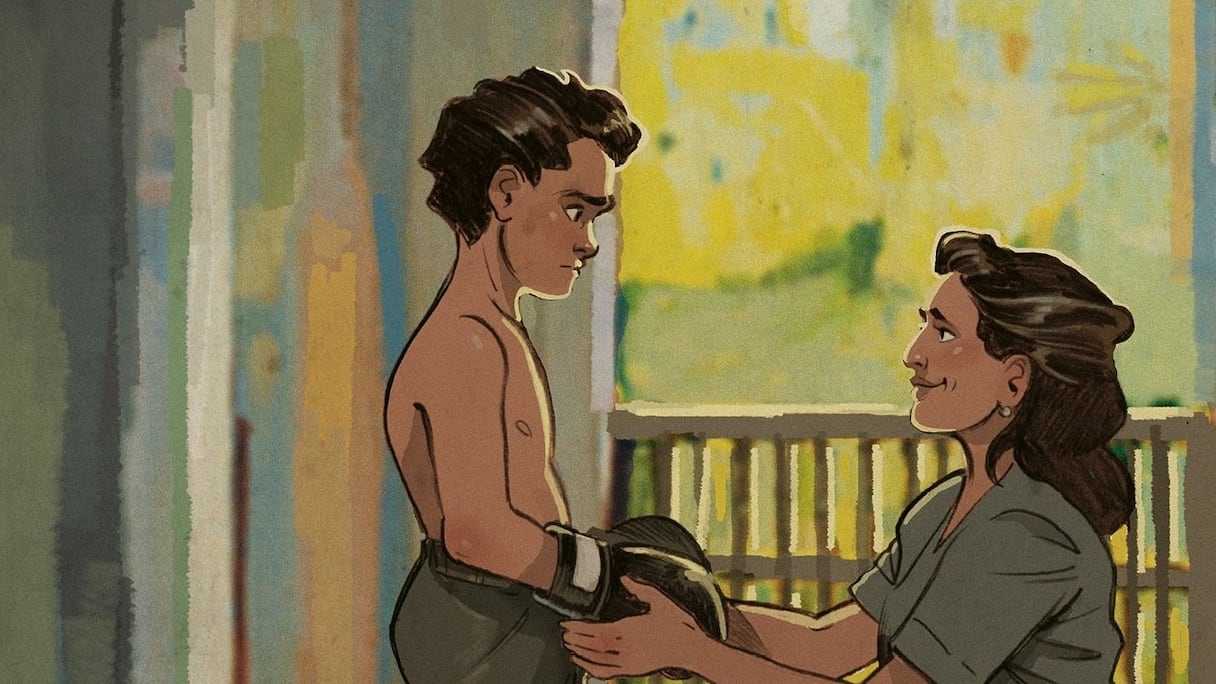 La bande dessinée "Marcel. Cerdan, le coeur est les gantes", raconte l'histoire méconnue de Marcel Cerdan, le bombardier marocain.