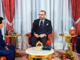 Le roi Mohammed VI reçoit Mohamed Joudar, à sa demande, suite à son élection au poste de secrétaire général du parti de l'Union constitutionnelle (UC), lundi 14 novembre 2022, à Rabat.