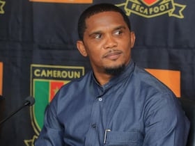 Le président de la Fédération camerounaise de foot, Samuel Eto'o