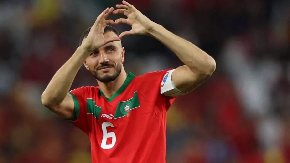 Romain Saïss, le capitaine des Lions de l'Atlas.