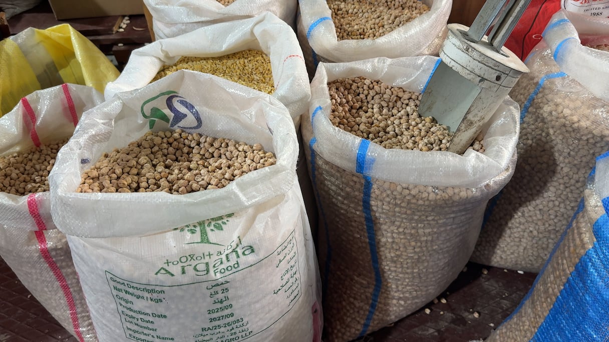 جولة في سوق الجملة للحبوب والقطاني مع اقتراب شهر رمضان