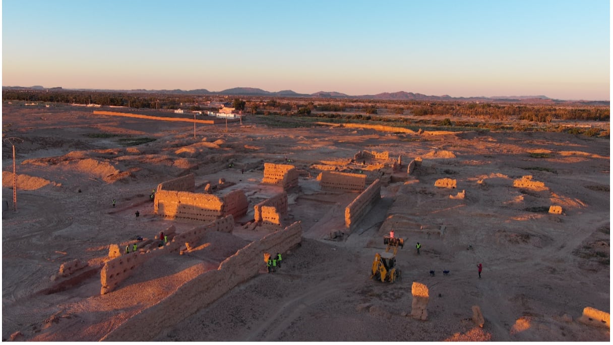 عمليات تنقيب أثرية كبرى بموقع سجلماسة