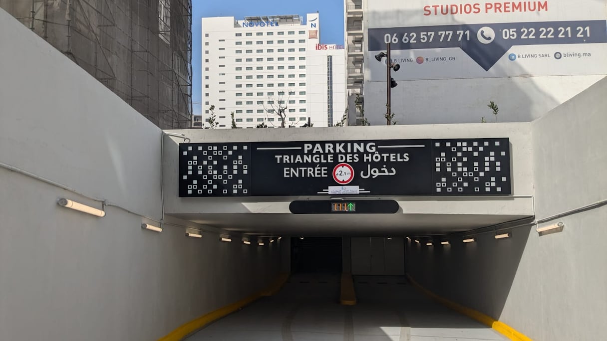 مرآب مثلث الفنادق الجديد بالدار البيضاء